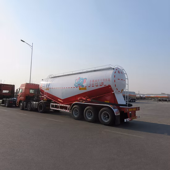 Titan 60 Ton Cement Bulker Dry Powder Tankers Bulk Cement Trailer Silo Trailers