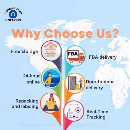 Ocean Freight FCL LCL Customs Clearance Shenzhen Shanghai Ningbo Qingdao to France/Spain/Italy/Europe